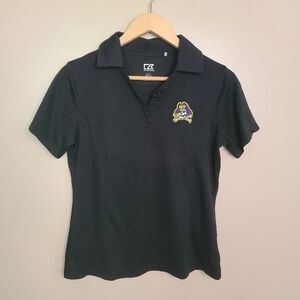 Cutter & Buck Black ECU Pirates Polo